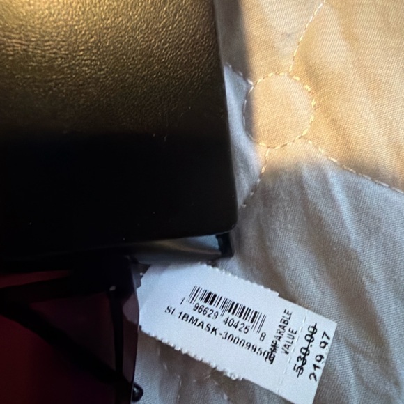 Saint Laurent SL 1 Mask Shield Sunglasses – Burgundy/Smoke - Picture 3 of 4